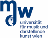 Logo: mdw – Universität für Musik und darstellende Kunst Wien